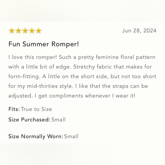 NWT Size 2  The Yukiko Noritake Portside ButtonFront Romper by Maeve - Picture 10 of 16